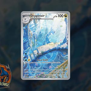 Dragonair Full Art Proxy Pokemon Card Holographic