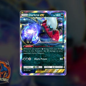 Darkrai Ex TCG POCKET Proxy Pokemon Card Holographic