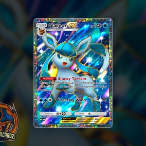 Glaceon Ex Full Art TCG POCKET Proxy Pokemon Card Holographic