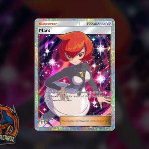 Mars Trainer Full Art TCG POCKET Proxy Pokemon Card Holographic