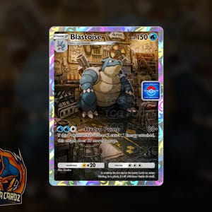 Blastoise Full Art Promo TCG POCKET Proxy Pokemon Card Holographic