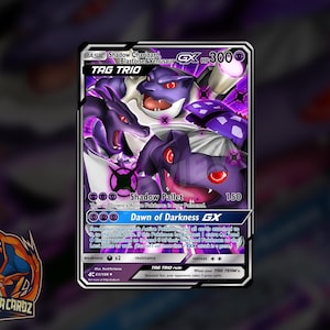 Shadow Charizard Blastoise & Venusaur Custom Pokemon Card Full Art Holographic