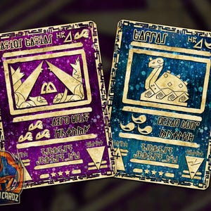Latios Latias & Lapras Ancient Custom Pokemon Cards Set x2 Cards Holographic