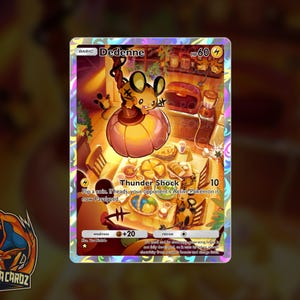 Dedenne Full Art TCG POCKET Proxy Pokemon Card Holographic