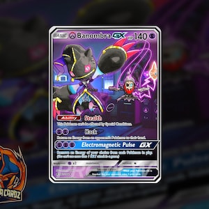 Banombra Overwatch Custom Pokemon Card Full Art Holographic