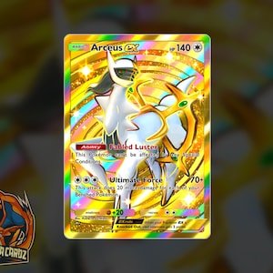 Arceus Ex Gold TCG POCKET Proxy Pokemon Card Holographic
