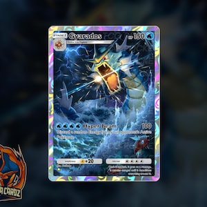 Gyarados Full Art TCG POCKET Proxy Pokemon Card Holographic