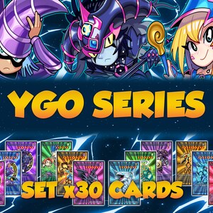 Master Set YGO Custom Yugioh Card Set x30 Cards Full Art Holographic