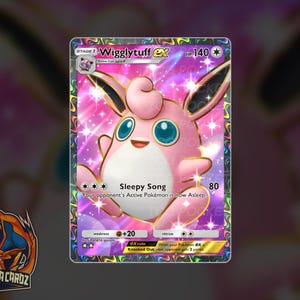 Wigglytuff Ex Full Art TCG POCKET Proxy Pokemon Card Holographic