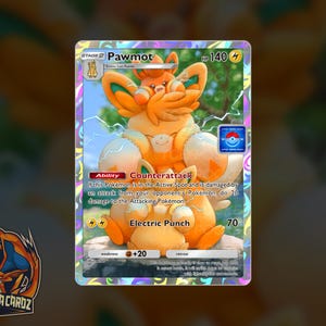 Pawmot Promo Full Art TCG POCKET Proxy Pokemon Card Holographic
