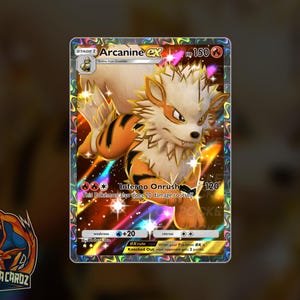 Arcanine Full Art TCG POCKET Proxy Pokemon Card Holographic