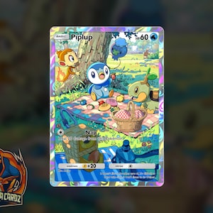 Piplup Full Art TCG POCKET Proxy Pokemon Card Holographic