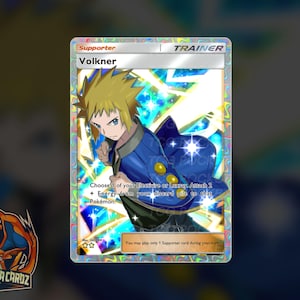 Volkner Trainer Full Art TCG POCKET Proxy Pokemon Card Holographic