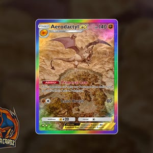 Aerodactyl Ex Full Art TCG POCKET Proxy Pokemon Card Holographic