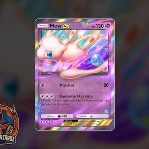 Mew Ex Mythical Island TCG POCKET Proxy Pokemon Card Holographic