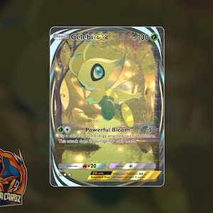 Celebi Ex Full Art TCG POCKET Proxy Pokemon Card Holographic