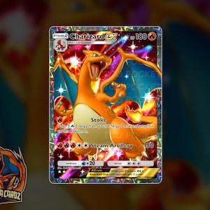 Charizard Full Art TCG POCKET Proxy Pokemon Card Holographic
