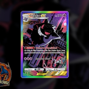 Gengar Ex Full Art TCG POCKET Proxy Pokemon Card Holographic
