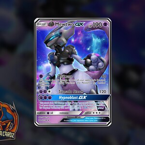 Shadow Mewtwo Armored Custom Pokemon Card Full Art Holographic