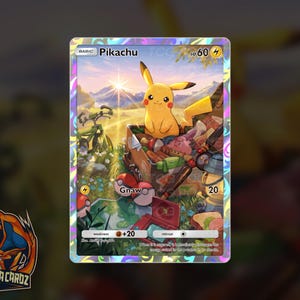 Pikachu Full Art Promo TCG POCKET Proxy Pokemon Karte Holographic