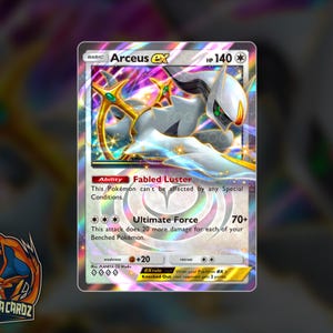 Arceus Ex TCG POCKET Proxy Pokemon Card Holographic