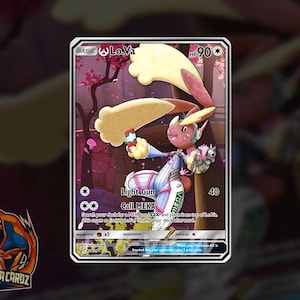 Lo.va Overwatch Custom Pokemon Card Full Art Holographic
