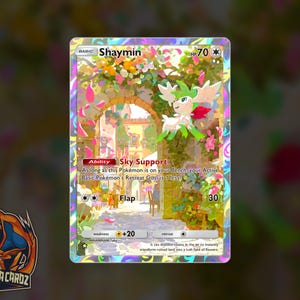 Shaymin Full Art Triumphant Light TCG POCKET Proxy Pokemon Karte Holographic