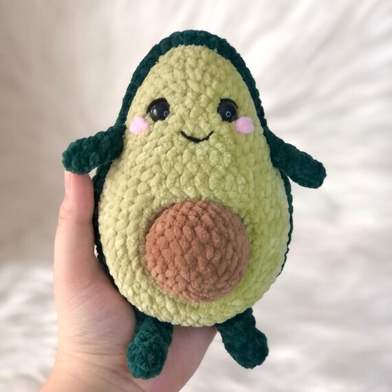Avocado Couple PDF Crochet Pattern – Amigurumi Avocado Plushie