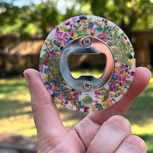 Flower Bottle Opener | Bar Key | Pressed Flower Barware | Bartender Gift | Hostess Gift