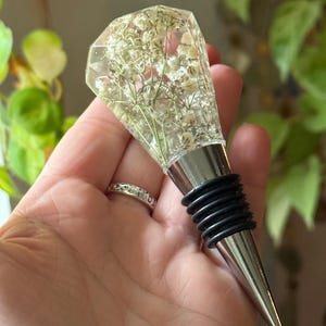 Floral Bottle Topper | Wine Bottle Stopper | Wine Cork | Preserved Flower Bouquet