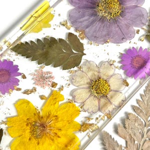 Clear Tray Pink Flowers | Resin Floral Trinket Tray | Ring Dish | Decorative Flower Tray | Home Decor |  Jewelry Dish | Floral Decor