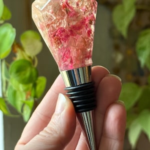 Floral Bottle Topper | Wine Bottle Stopper | Wine Cork | Preserved Flower Bouquet