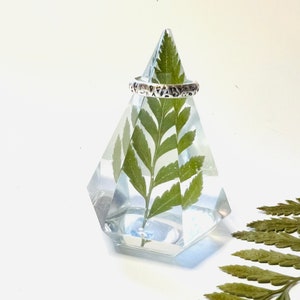 樹脂製リングホルダー | フローラルリングコーン | リングホルダー | 結婚指輪ディスプレイ | ブーケ保存 | 結婚祝い | 花嫁への贈り物