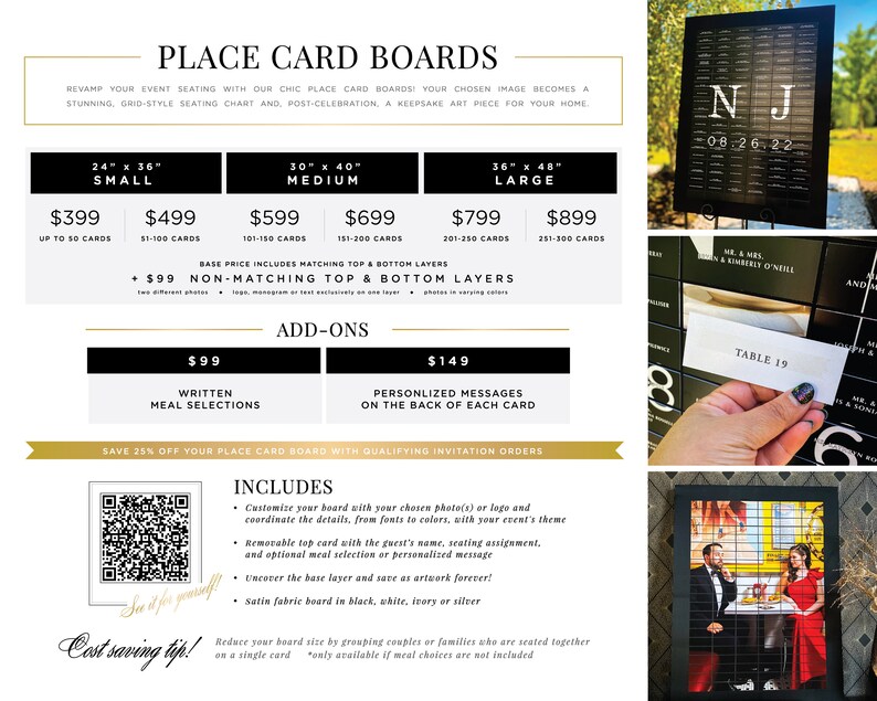 a brochure with a picture of a person holding a business card