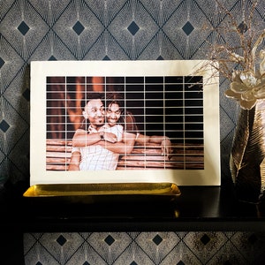 Vintage Seating Display, Unique Wedding Seating Chart, Photo Place Card Board, Reception Place Cards, LGBTQ+ Wedding Ideas - Photo Board image 6
