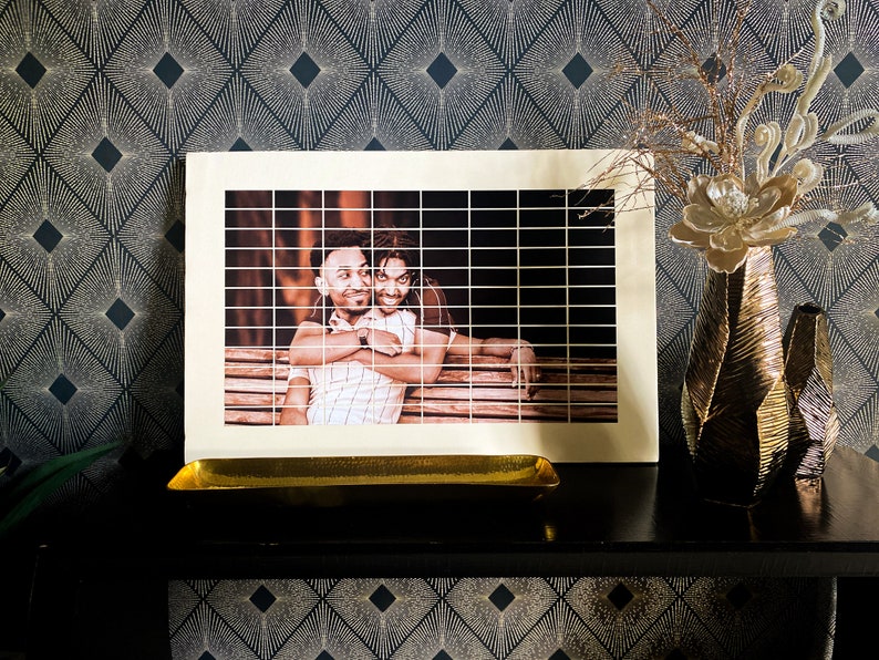 Vintage Seating Display, Unique Wedding Seating Chart, Photo Place Card Board, Reception Place Cards, LGBTQ+ Wedding Ideas - Photo Board image 6