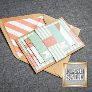 a couple of envelopes sitting on top of each other