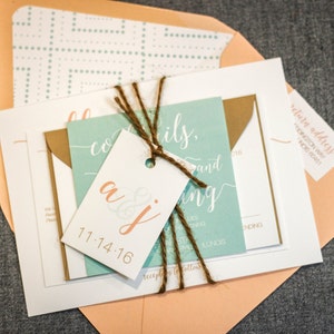 Calligraphy Invite Romantic Calligraphy Wedding Invitations Dramatic Invitations Sparkly Invitations Whimsical Calligraphy DEPOSIT