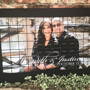 Tablero de fotos de compromiso, plano de asientos para bodas, ideas para fotos de fiesta de compromiso, expositor de tarjetas de ubicación con fotos - Tablero de 61 x 91 cm - DEPÓSITO