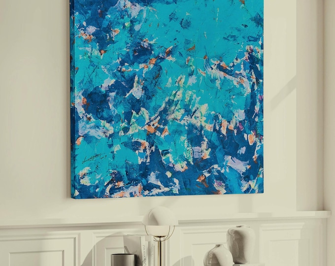 Abstract Canvas Wall Art: Artist-Authorized Giclée Print