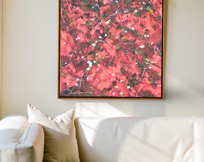 Gloliv Abstract Canvas Wall Art – Artist-Authorized Modern Colorful Canvas Prints, Painting Wall Decor for Living Room, Bedroom, or Office