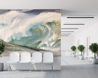 Mural Prints or Wall Covering, Wall Decor, Home Decor, Original Visual Art Seascape Murals from Original Art