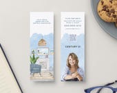 Coastal Interior Realtor Bookmark – Marketing Canva Template (Digital Download)
