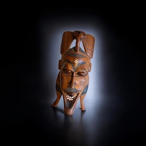 Antique African Wooden Tribal Mask