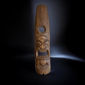 Hand-Carved West-Central African Tribal Mask