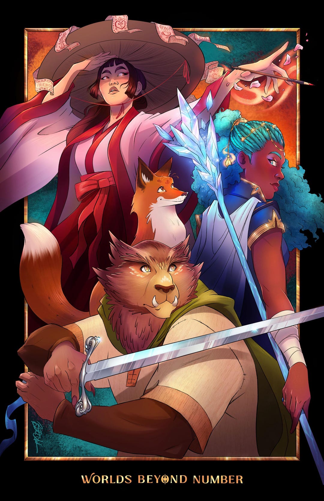 Beyond Numbers Mcb Book 1 Poster, Worlds Beyond Number Fanart - Etsy
