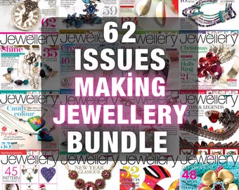 Making Jewellery Magazine PDF Bundle, 62 Magazine Issues, Beading Patterns, Wire Wrapping Ideas, Resin Jewellery Projects, Instant Download