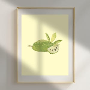 Serie de Frutas Tropicales Guanábana Guanábana~ Descarga Digital