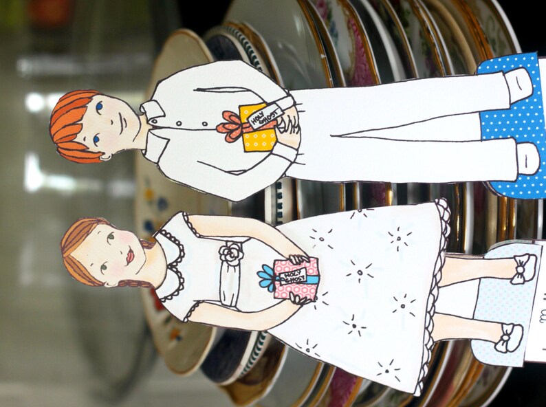 Paper Doll Package LDS / Mormon Version Missionary Baptism Etsy