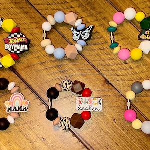 Silicone beaded Cup charms (Hydrojug, Brumate, Stanley)
